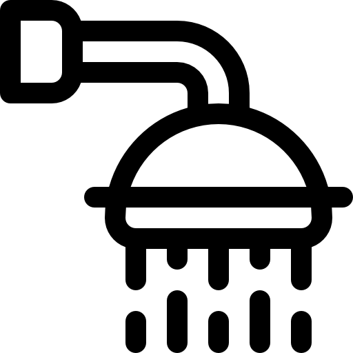 Dusche Symbol Ferienhaus Findling — Zempin
