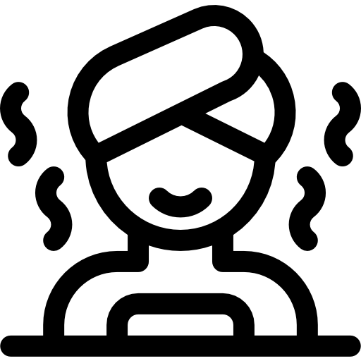 Sauna Symbol Ferienhaus Findling — Zempin