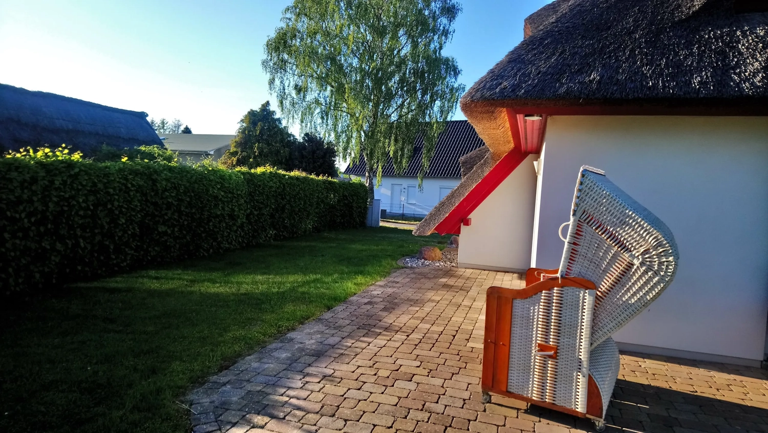 Ferienhaus Findling — Zempin — Außenanlagen